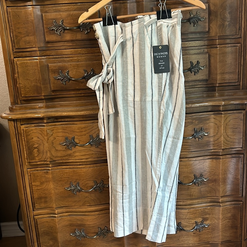 Zac & Rachel olive/ white stripe - Picture 6 of 11